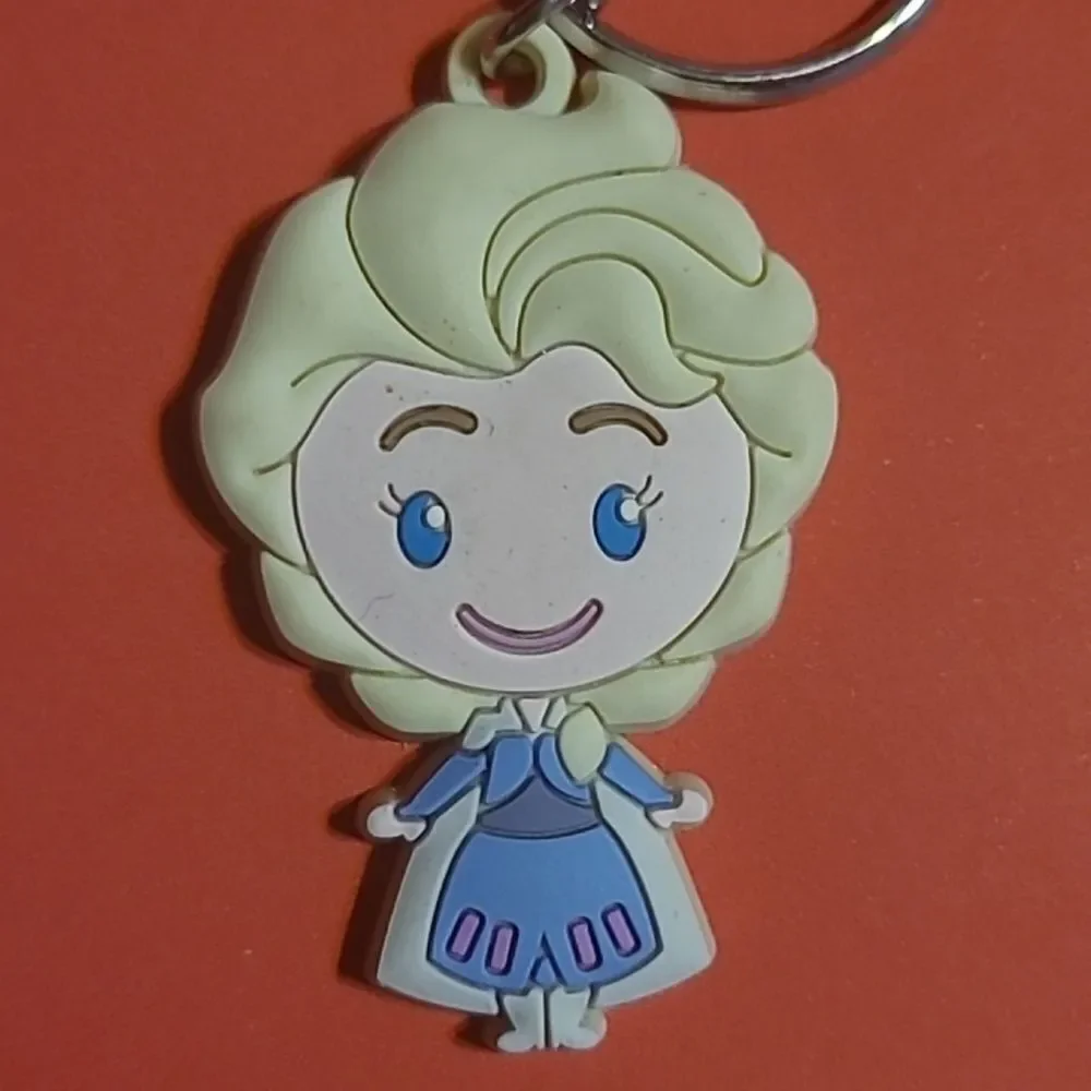 DisneyvElsa  Keychain with Blue Dress